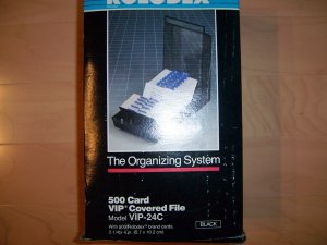 Rolodex 500 Card VIP Covered File Cabinet  BNK831