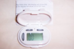 Pedometer W Instructions BNK869