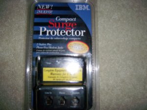 Surge Protector For Two Outlets With Phone/Fax by IBM BNK904