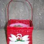 Red Basket With Swans Also Plant Insert  BNK914