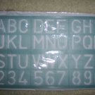 Stensil Kit Capital Letteers & Numbers  BNK916