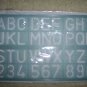 Stensil Kit Capital Letteers & Numbers  BNK916