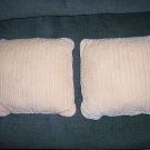 Pillow Set Of Two 12" Light Gold BNK925