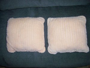 Pillow Set Of Two 12" Light Gold BNK925