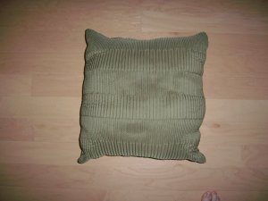 Pillow Green 15" Ribbed  BNK927