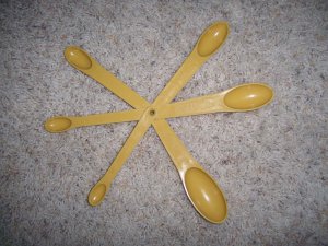 Measuring Spoons Set Of Six   HD Plastic   BNK946