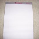 White Ruled Pads  8 1/2x11   BNK956