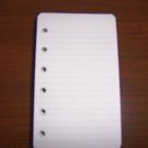White Note Pads  3x5 Single Sheets With Holes To Fit Any Binder BNK957