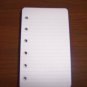 White Note Pads  3x5 Single Sheets With Holes To Fit Any Binder BNK957
