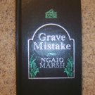 Grave Mistake By Ngaio Marsh Best Mystery Of All Times BNK971