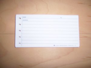 Name/Address/Phone Sheets  BNK976