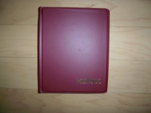 Memo Binder 6x7 W Inside Pocket & Holder BNK978