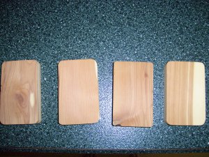 Cedar Blocks 4x3    4 To Package   BNK1006