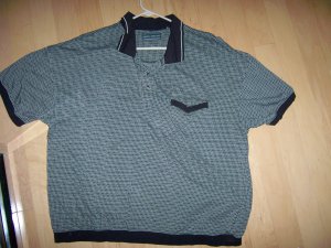Polo Shirt Black/Tan  XXL By David Taylor  BNK1022