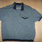 Polo Shirt Black/Tan  XXL By David Taylor  BNK1022