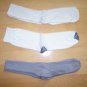 Men's Socks 10-13 White Grey White  BNK1031
