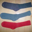 Men's Socks 10-13 Cotton   Green-Grey-Red BNK1041