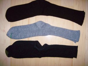 Men's Socks 10-13 Cotton  Black - Grey -Brown BNK1042