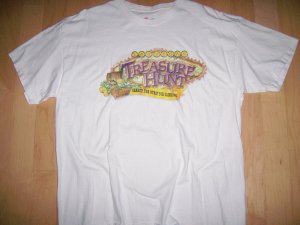 T Shirt White Treasure Hunt Vagas LG BNK1063