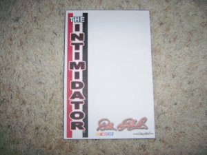 Dale Earnhardt The Intiminator Note Pads  BNK1074