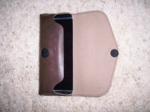 Eyeglass Case Black W Snap Closure BNK1110