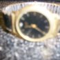 Men's Bulova Quartz Blk/Gold Watch W Expansion Band BNK1122