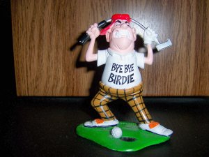 Statue "Bye Bye Birdie"  Golfer  BNK1128