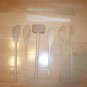 8 Pc Set Wood Utensils  BNK1161