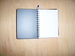 Black Leatherite Note Book W Pen  7x5  BNK1164