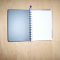 Black Leatherite Note Book W Pen  7x5  BNK1164