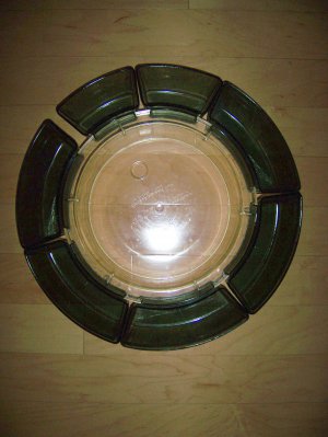 Lazy Susan With Middle Tray And 7 Hang On Bins  BNK1176