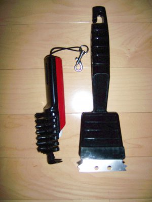 Two Scrapper Cleaning Brushes  BNK1182