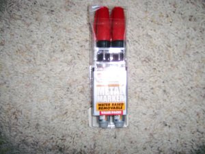 Metal Markers  Red Or Yellow  BNK1190