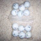 Golf Balls Slightly Used 12 Assorted Top Name BallsBNK1225