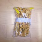 Golf Tees Bag Of 100 Tan Regular Size Brand New BNK1247