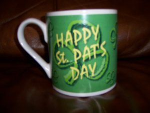 St Pat Mug 4Hx4Round BNK1356