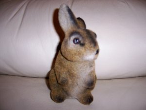 Brown Fuzzy Bunny BNK1361