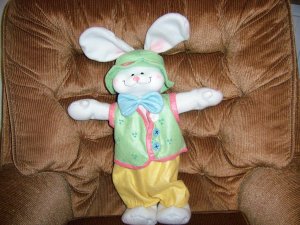 Standing Or Sitting Cloth Bunny Doll 24" BNK1364