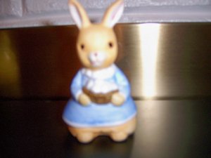 Standing Bunny With Basket Of Eggs BNK1367