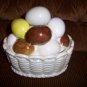 CAndy Dish Porcelain  W Eggs Cover  BNK1374