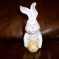White Easter Bunny Rolling Egg BNK1377
