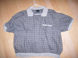 Men's Short Sleeve XXL Grey Polo Shirt BNK1383