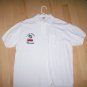 Men's Golf Shirt XL By Hanes White w Tournament Logo BNK1391