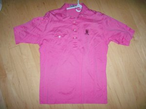 Men's Golf Shirt XXL By Aureus  Rose Color   BNK1392