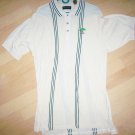 Men's Golf Shirt Yellow W Blk Stripes XL By Izod Club  BNK1395