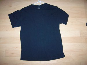 T Shirt Black Medium Unisex Medium By Fruit Of The Loom BNK1410