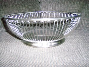 Show Off Bowl 6"Base 10" Top Stainless Steel BNK1421