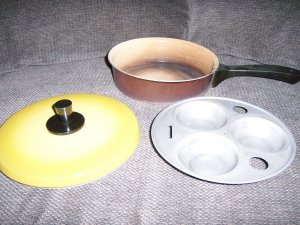 Three Egg Poacher Aluminum  BNK1422