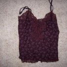 Camisole Dark Lilac Nylon & Lace BNK1428