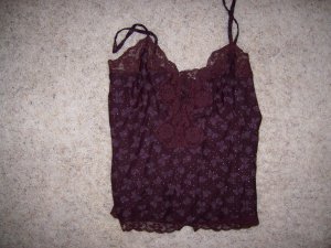 Camisole Dark Lilac Nylon & Lace BNK1428